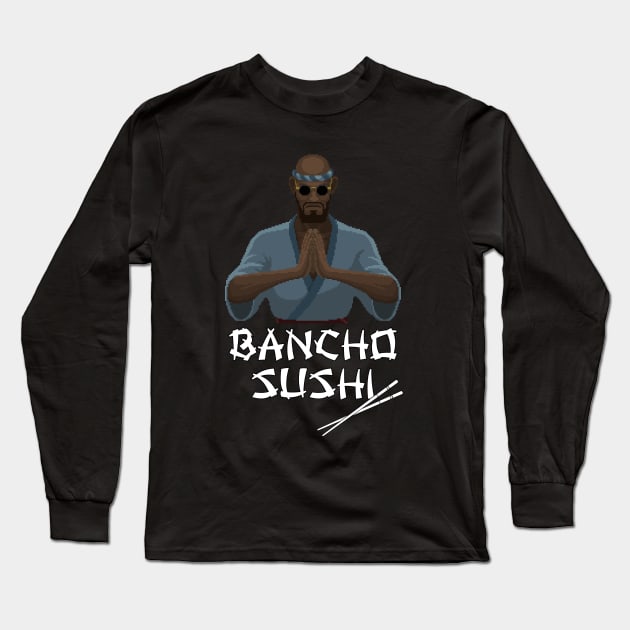 BANCHO sushi Long Sleeve T-Shirt by Buff Geeks Art